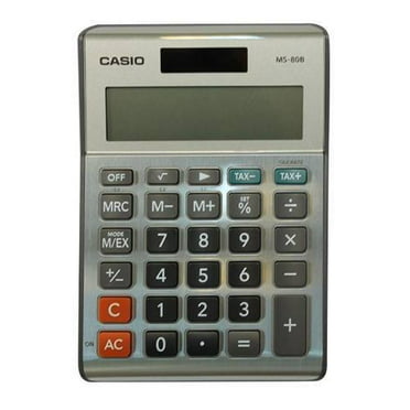 Casio MS-80BM Basic Standard Function Desktop Calculator with 8 Digital Display 